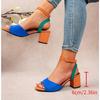 Sandali Donna Nuova Moda Sandali con Tacco Alto Sandali Sexy Taglia Grande Sandali Donna con Cinturino Scarpe di Alta Qualità per Donne Sandalias De Mujer