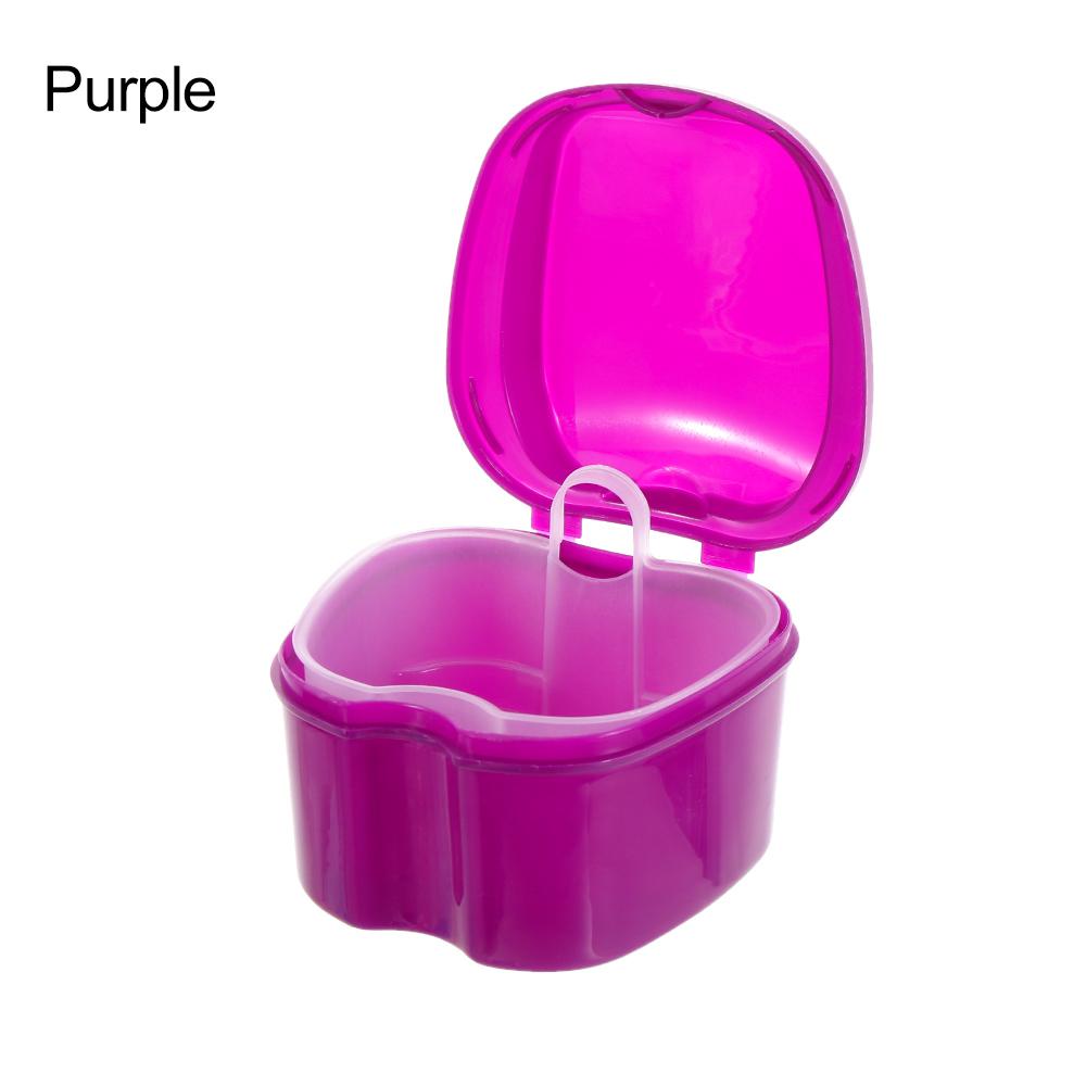 Durable Dental Tray Orthodontic Retainer Container Storage Denture Box Case Rinsing Basket Health Care Product Oral Hygience