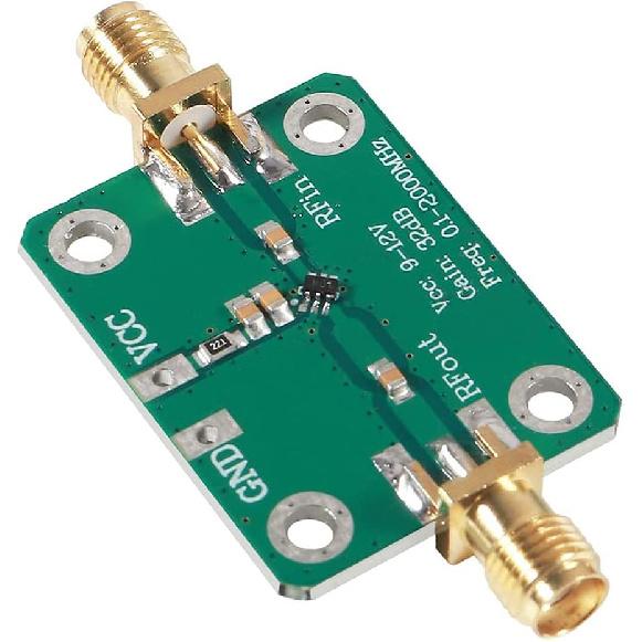 HiLetgo 0.1-2000MHz RF WideBand Amplifier 30dB High Gain Low Noise LNA Amplifier