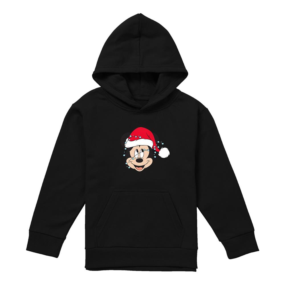 Mickey Mouse Childrens/Kids Fairy Lights Wrap Christmas Hoodie