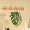 Absorbent Leaf Style Hand Towel Double-layer Handkerchief Rag  for Kitchen Bathroom