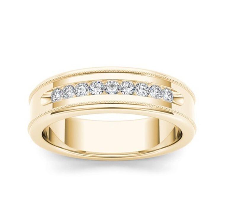 Weiya Трансграничная Европейско-Американская Серия Золотых Колец: Простые, Популярные Украшения