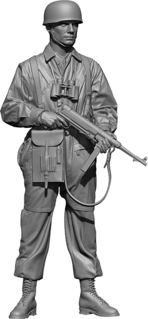 H3 Model WW2 German Combat Preparation Resin Kit HS24086 1/24 Fallschirmjäger #1 (person)
