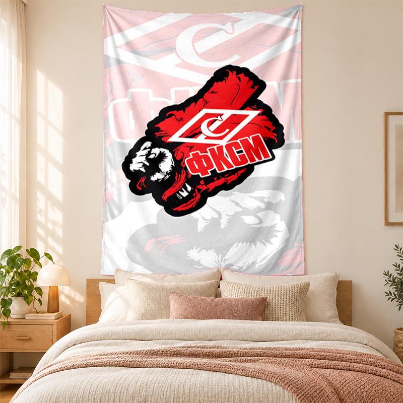 FC Spartak Moscow Tapestry highquality for decorating living room bedroom dorm walls ideal as bedroom wallart orholiday gift