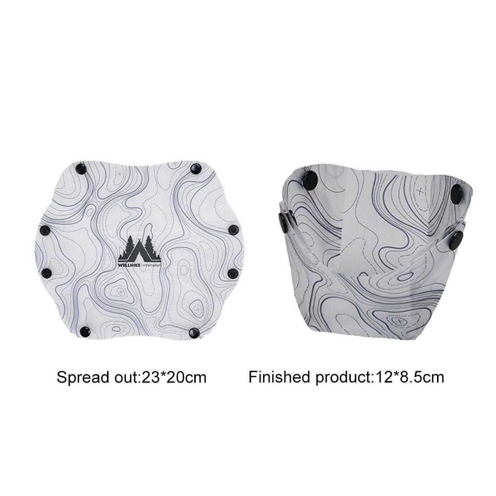 Outdoor Lightweight Folding Tableware Portable Bowl Dinner Plate Coffee Filter Funnel Water Cup Multi-purpose Camping Tableware
