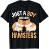 Just a Boy Who Loves Hamsters Kids Hamster T-Shirt