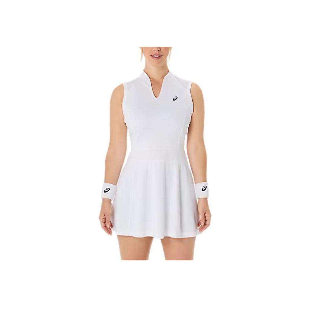 New Asics SS25 Sleeveless Dress Women's White 2042A372-101