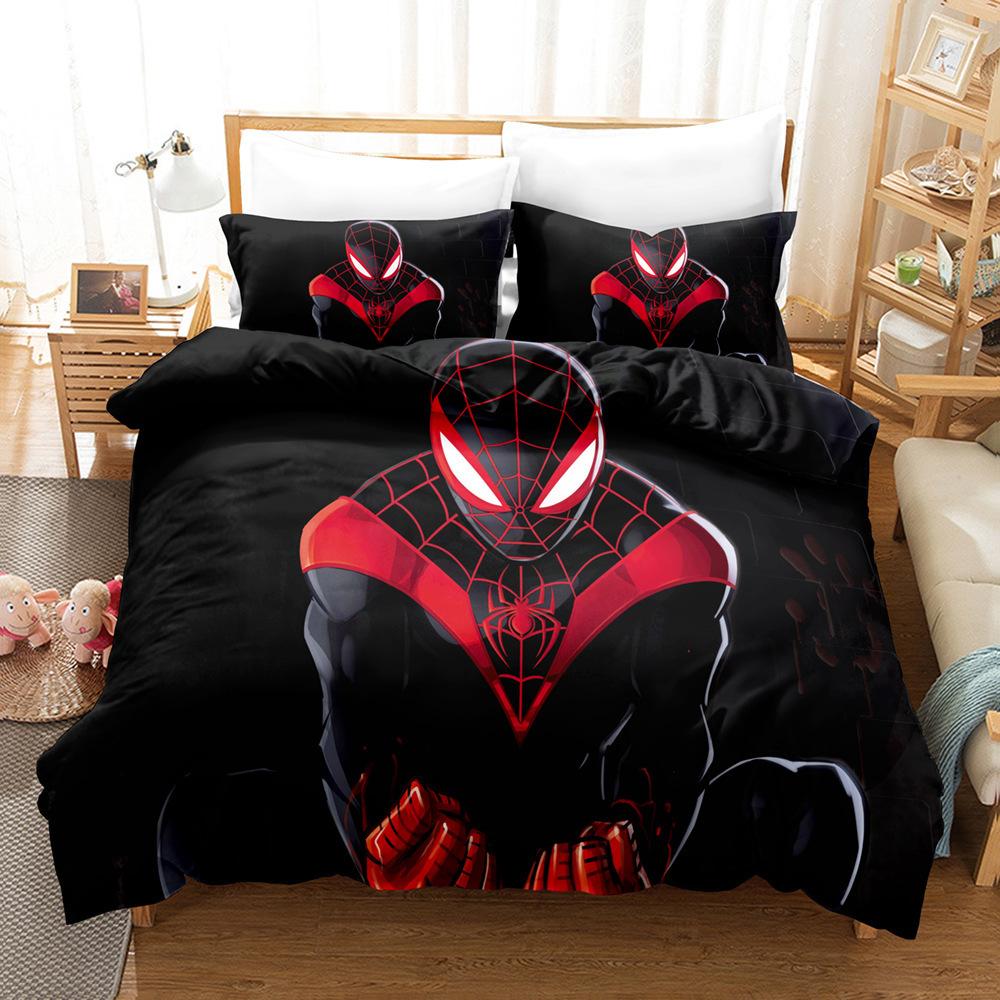 Home Textile Quilt Cover Pillowcase 3D Digital Printing Three-Piece Set