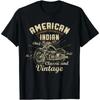 Birthday Gift Retro Vintage American Motorcycle Funny Old Biker T-Shirt Unisex Style Shirts for Women Men Clothing Streetwear