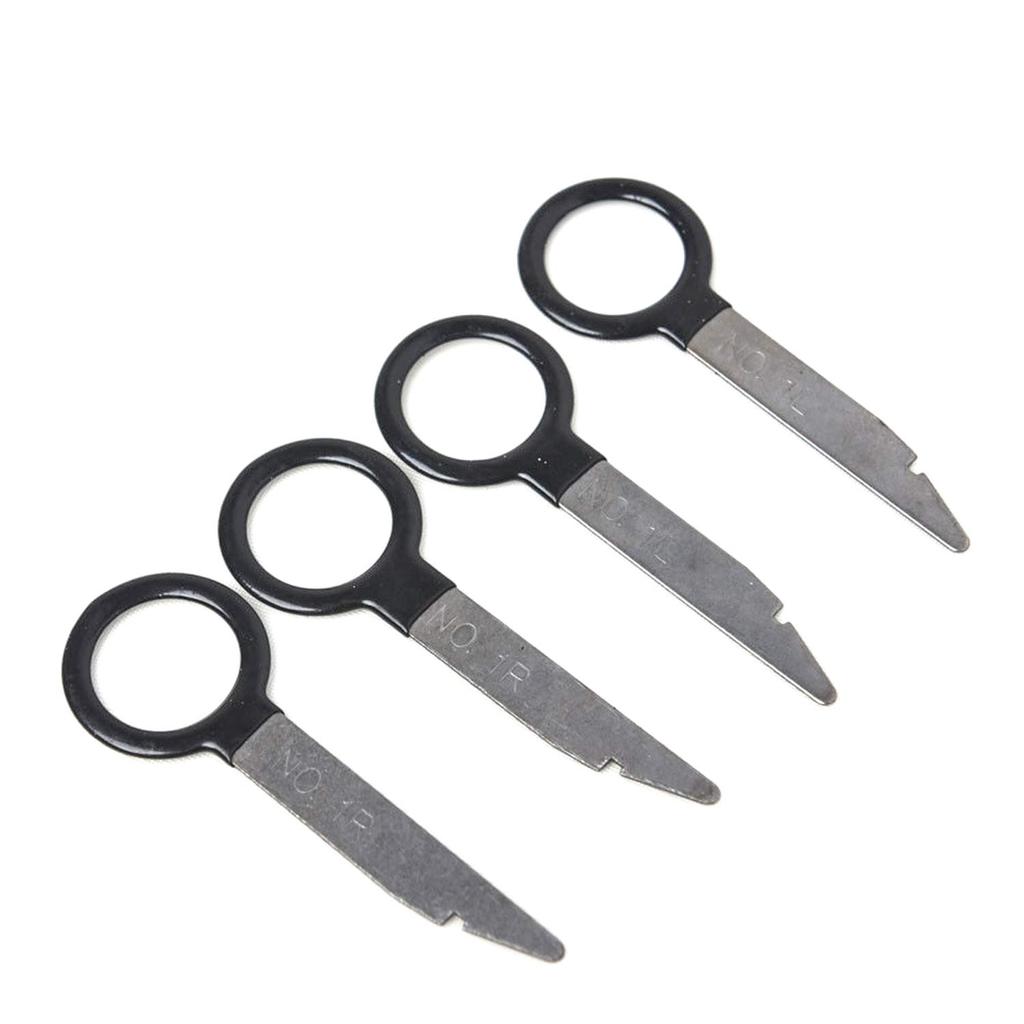 HFS(R) Autoradio Ausbauwerkzeug 20 Stück Autoradio Schlüssel Audio Umwandlung Auto Armaturenbrett