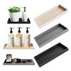 Silikon Badezimmer Arbeitsplatten Organizer Tablett - Vielseitige Seifenschale, Schlüsselhalter, Schmuckaufbewahrungsmatte und Make-up-Organizer