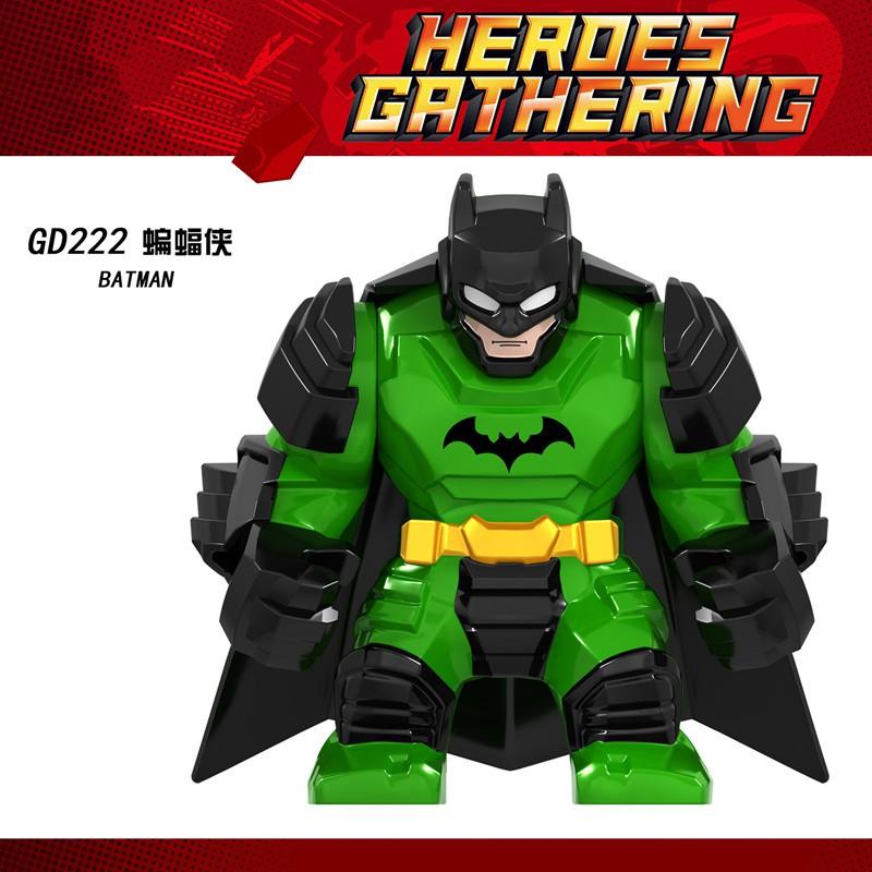 Compatible DC Super Heroes Batman Movie Minifigures Big Size Model Building Blocks Doll Kids Toys Gifts