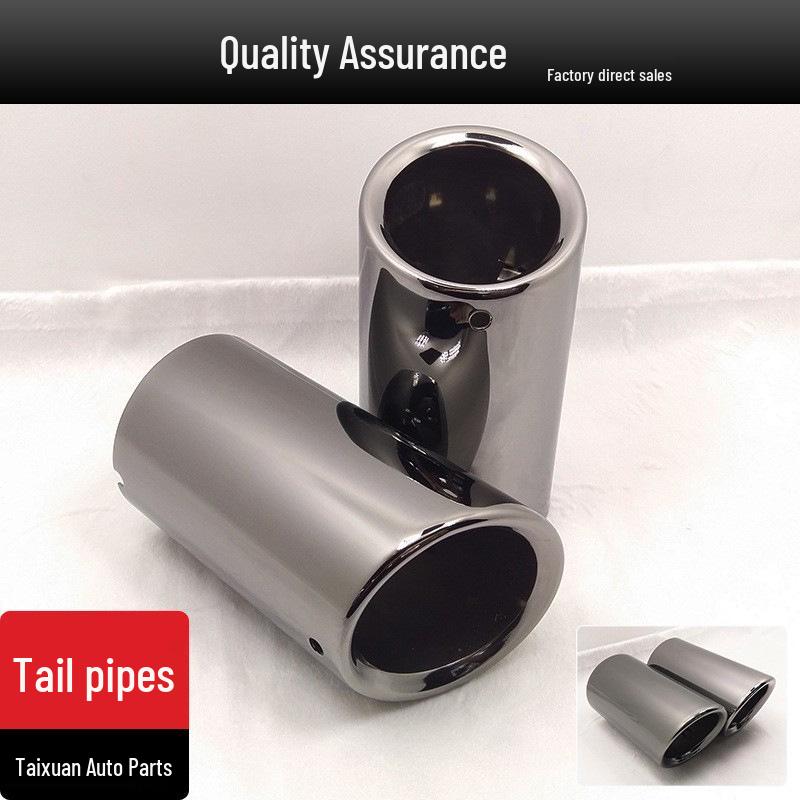 

Golf New 13 Lavida, Beetle, Scirocco, New Bora Титаново-черный автомобильный глушитель, выхлопная труба Titanium Black