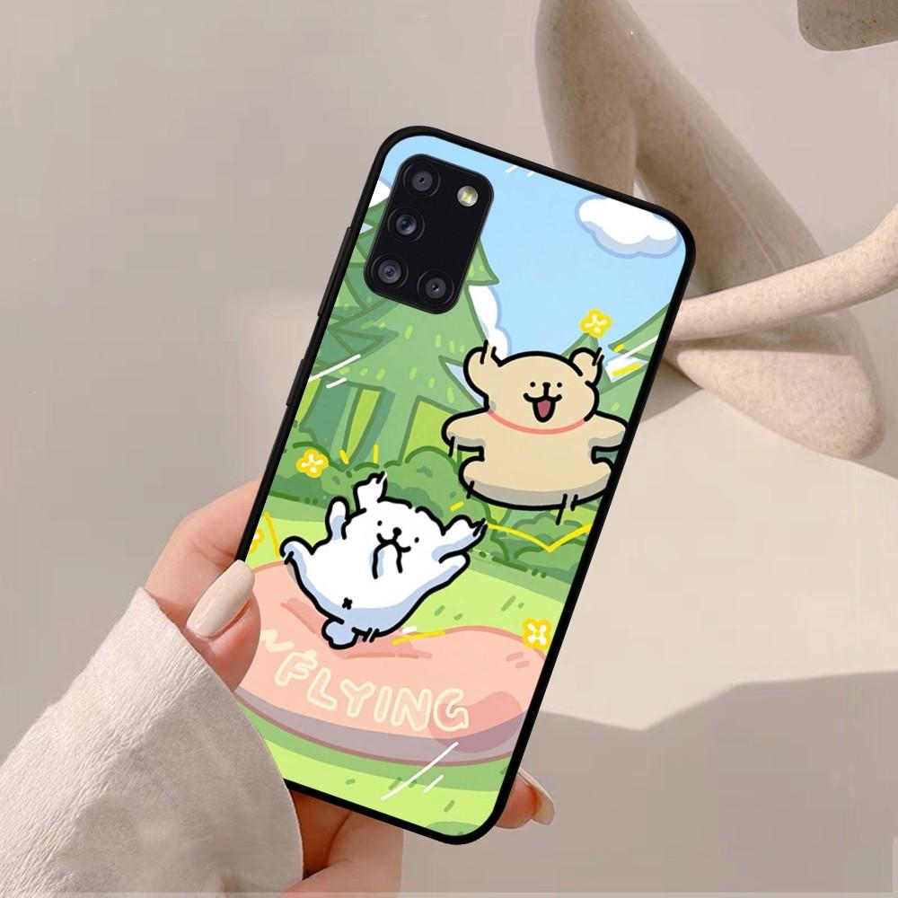 Cartoon Cute Hug Heart Dog Phone Case For Samsung A 10 11 12 13 20 21 22 30 31 32 40 51 52 53 70 71 72 73 91 13 Shell