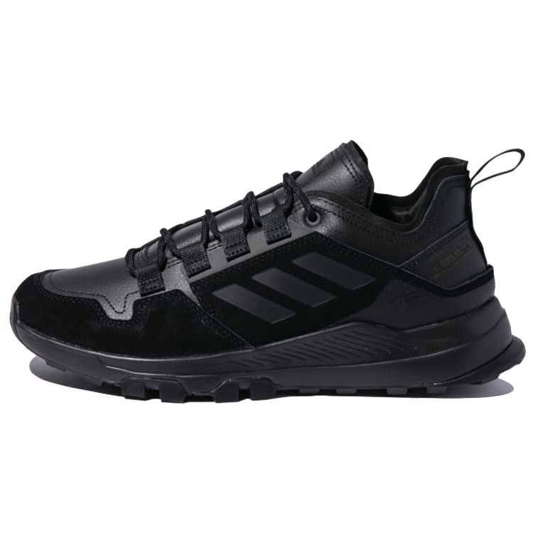 Adidas Terrex Hikster Leather Low Core Black Grey Six FX4661 40.5
