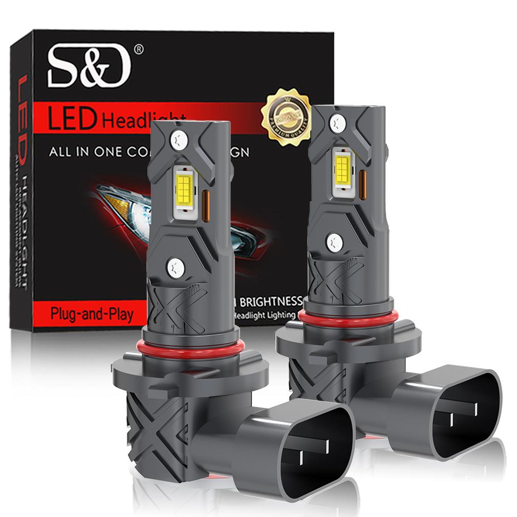 

2 шт. 20000LM H8 H11 светодиодные фары Canbus 9005 HB3 9006 HB4 16-ядерные CSP светодиодные безвентиляторные лампы для фар противотуманные фары автоматическая лампа Plug&Play 6500K белый 12 В 9006 HB4