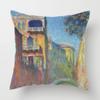 Oil Painting Throw Decorative Pillow Case Landscape Painting Polyester Printing Cushion Cover Sofa Bedroom Chair Home Decor