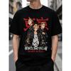 Men's Anime Graphic Tee Short Sleeve Crew Neck T-Shirt Japanese Style Print Streetwear Casual Top For Daily Wear