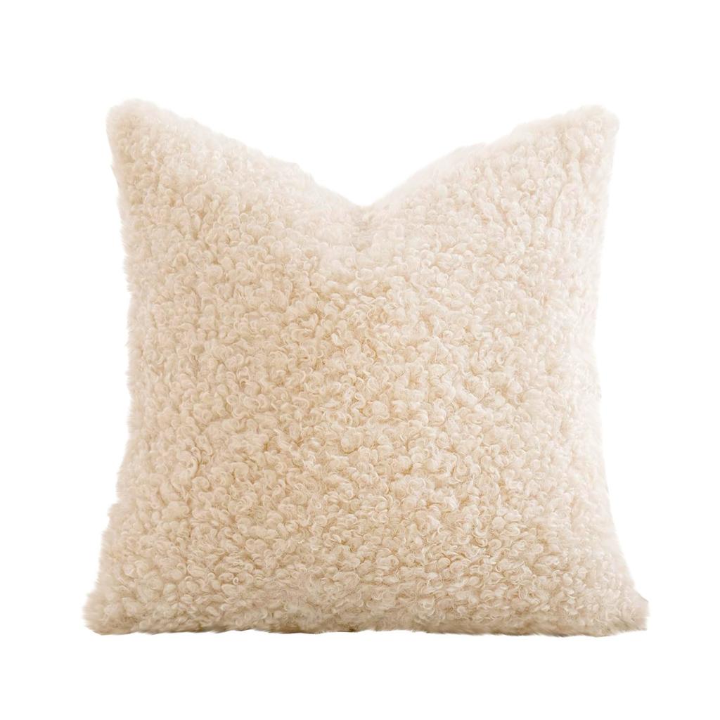 Pluszowa poszewka na poduszkę w poziome paski, miękka pluszowa poszewka na poduszkę sofową w paski. Miękka poszewka na poduszkę odpowiednia na sofę i do salonu