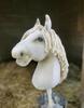 Hobby Horse Large Premium Stick Horse - cremello A3