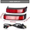 Saddlebag Housing Tail Run Brake Turn Light Lamp for Touring Street Road Glide CVO Electra Glide Ultra Classic Ultra 2014-2024