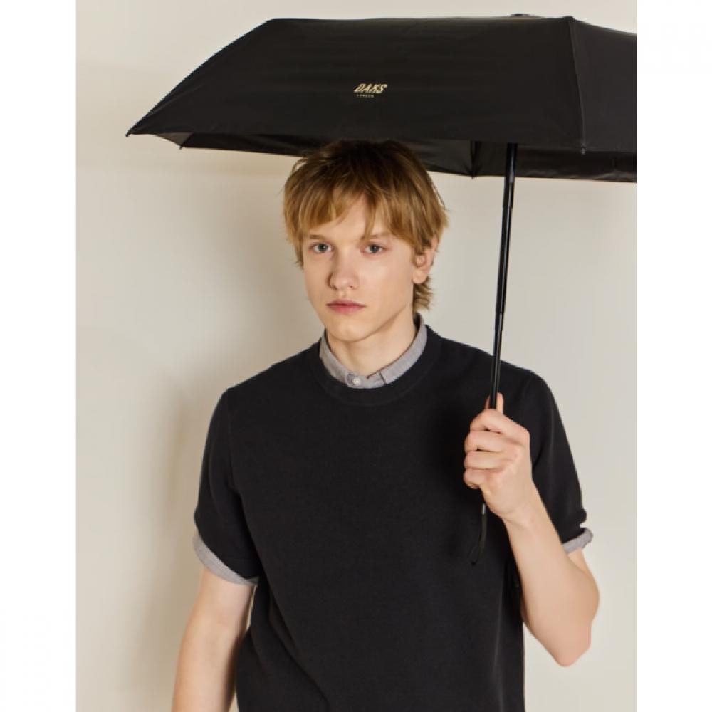 Daks Black Logo Print Umbrella Dbum6e707bk Single option