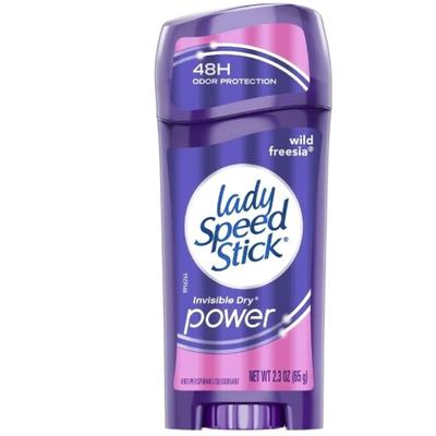 Lady Speed Stick Görünmez Kuru Güç Vahşi Frezya Kokusu, 65g, 1 adet