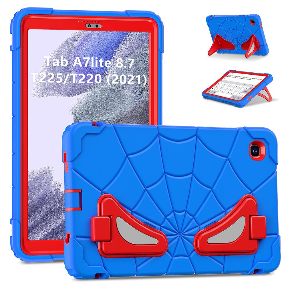 For Samsung Galaxy Tab A7 Lite Case 8.7 Inch SM-T220/T225 Tablet Cover Silicone +PC Case Tab A7 Lite 8.7' SM-T225/T220 Spider