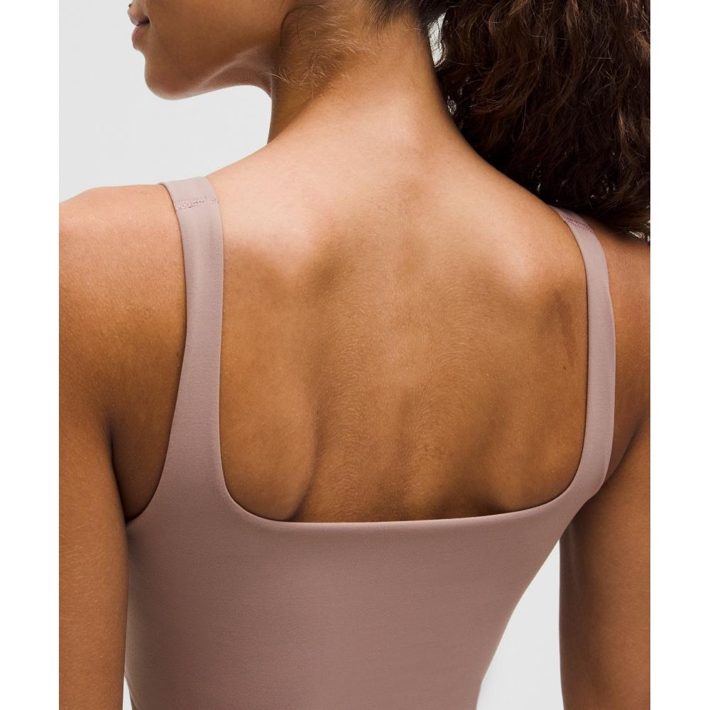 Lululemon Bend This SCoop And SquAre BrA  Light Support  A C Cups Ashen Rose