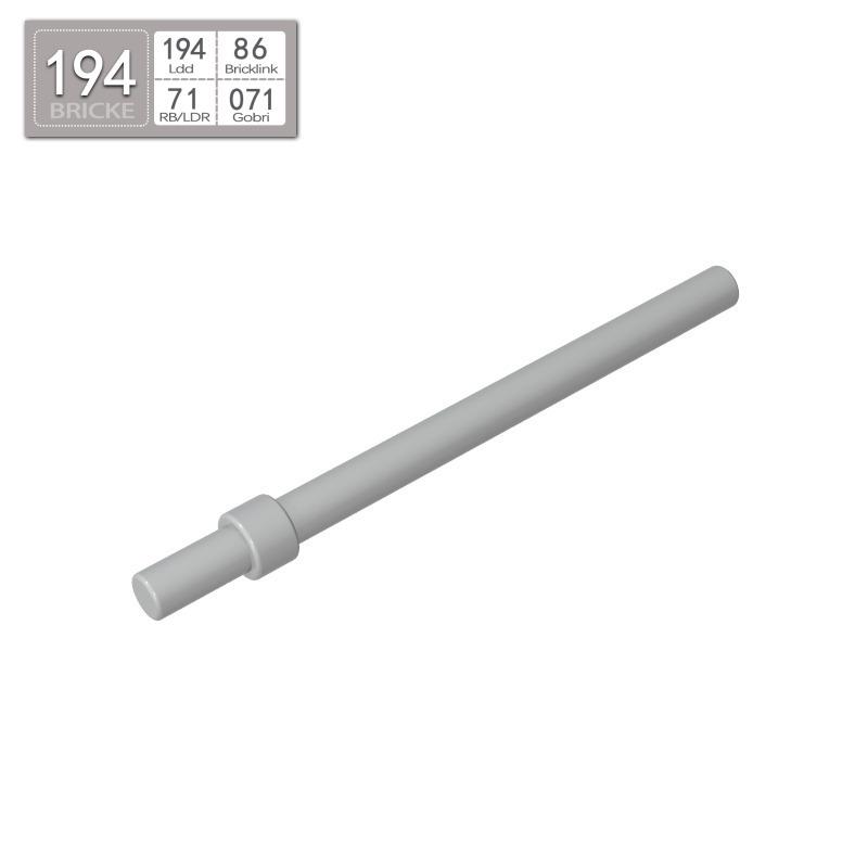 BRICKE Guest Building Blocks 1x6 with Stop Cylinder, Lego Compatible (63965, 18274, 93790, 4095)