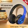 Card-Insertable, Over-Ear Bluetooth Headphones with Cool Lighting & Excellent Sound, Ideal for Students - Model B39