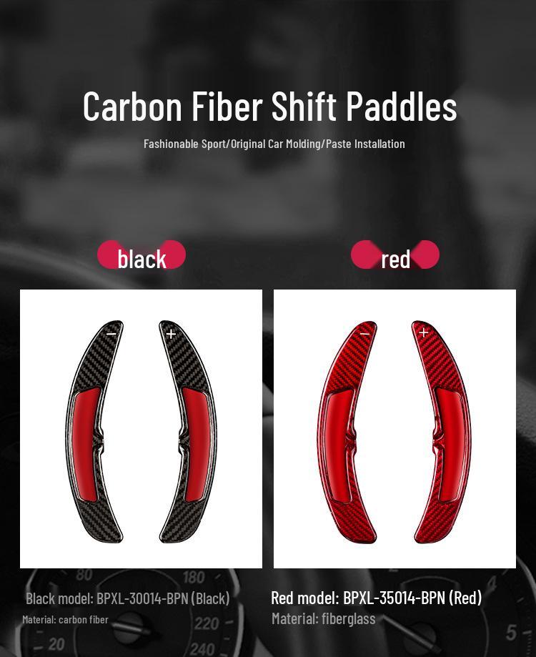 Padele schimbător de viteze din fibră de carbon T-carbon pentru Cayenne, Macan, Panamera, 911.