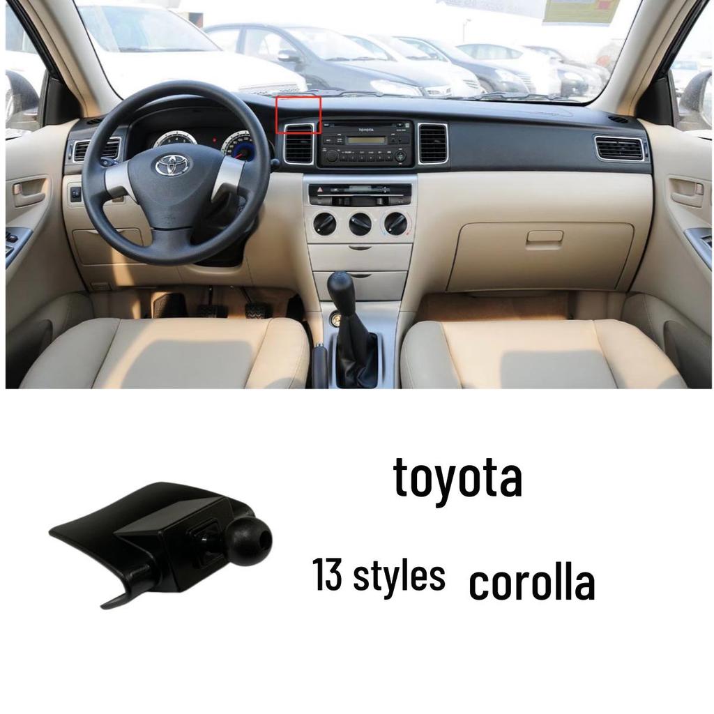 Car Phone Holder for Toyota 6th Gen Camry, Corolla, Highlander - Clip Base Accessory