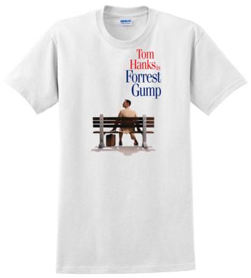 T-shirt da fan del film Forrest Gump