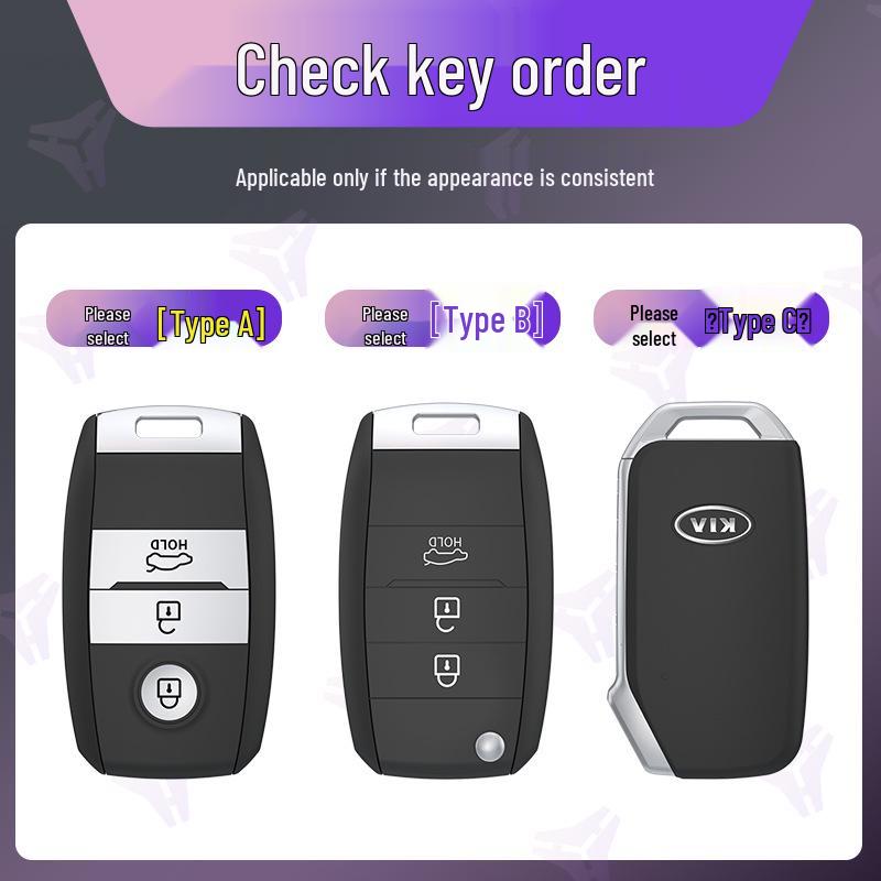 כיסוי מפתח קיה: מתאים ל-K5, K3, K4, Sportage, KX3, Sorento, KX5, Niro עם חבילת Kaizen וקונכייה עם אבזם צולב