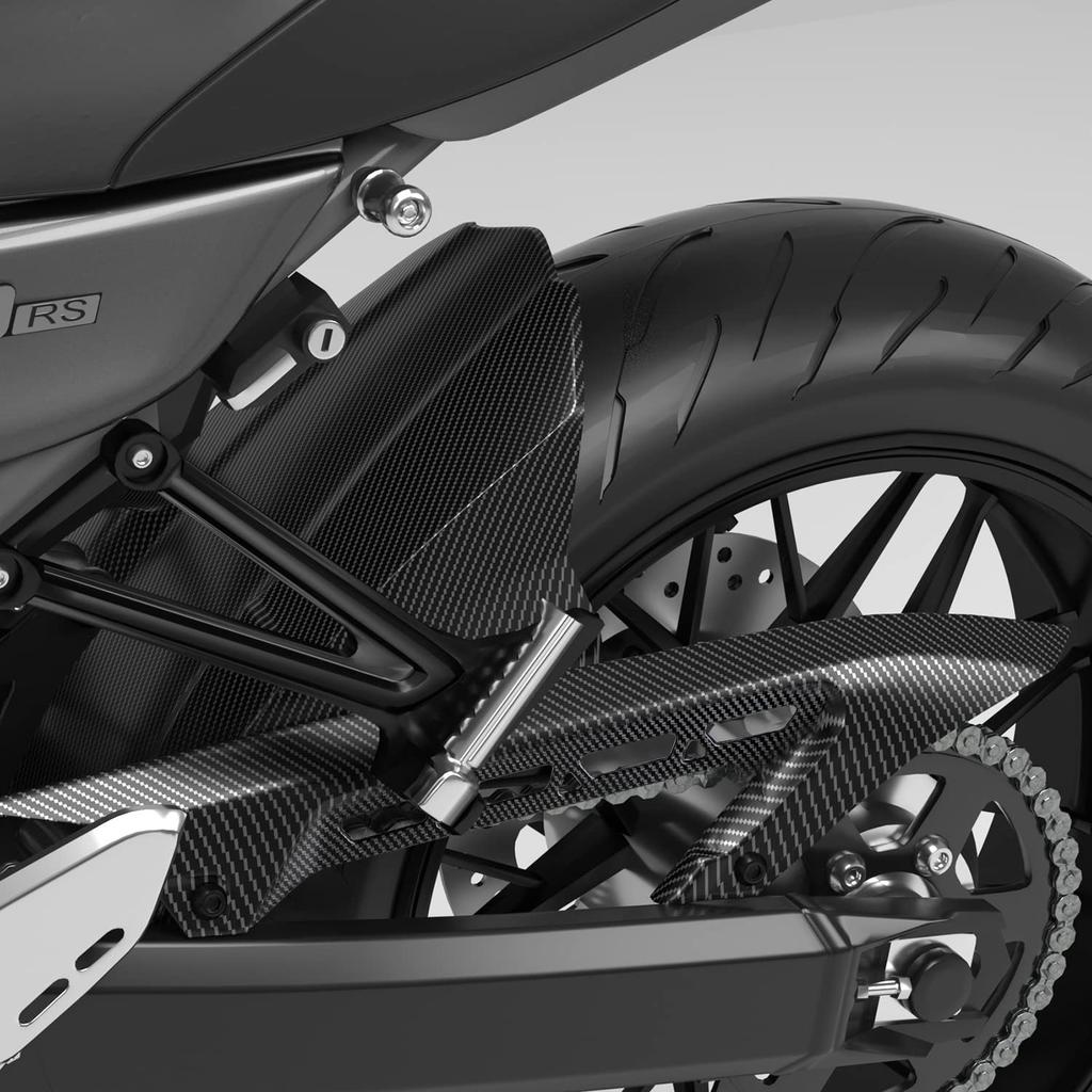 Artudatech Rear Fender Z900 Z900RS Specially Designed Tire Cover Mudguard Mudguard Compatible with Kawasaki Z900 Z900RS Carbon Fiber Style for