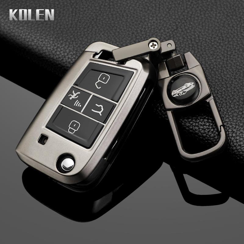 3 4 Buttons TPU Car Flip Key Case Cover Fob for VW Volkswagen Golf 7 Tiguan MK2 for SEAT Ateca Leon FR 2 Ibiza for Skoda Octavia