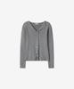 BASIKA Slim Ruffle Knit (Gray)