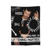 Kiss Hs Disco Kiss All The Time Fleece Blanket Harrys Music Styles Funny Throw Blanket Sofa Bedding Lounge 150*125Cm Bedspread