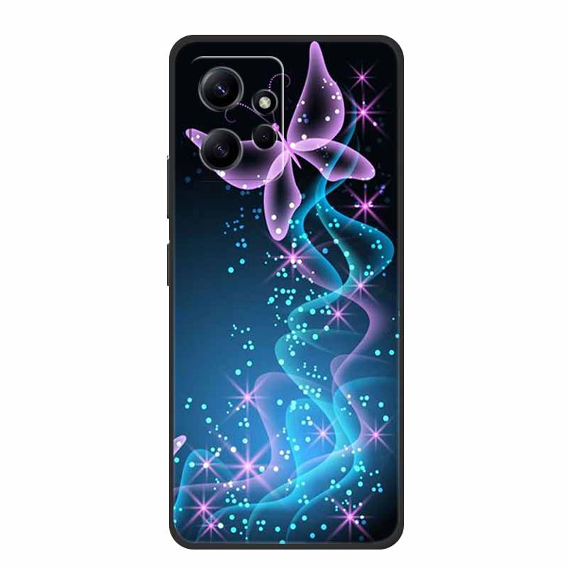 Für Xiaomi Redmi Note 12 4G Hülle Tiere Weiches Silikon TPU Handyhüllen Rückseite für Redmi Note12 4G Mode 23021RAA2Y Fundas
