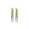 Korean Fashion Tassel Line Gold Color Stainless Steel Drop Dangle Earrings for Women Wedding Bride Party Jewelry Accessories