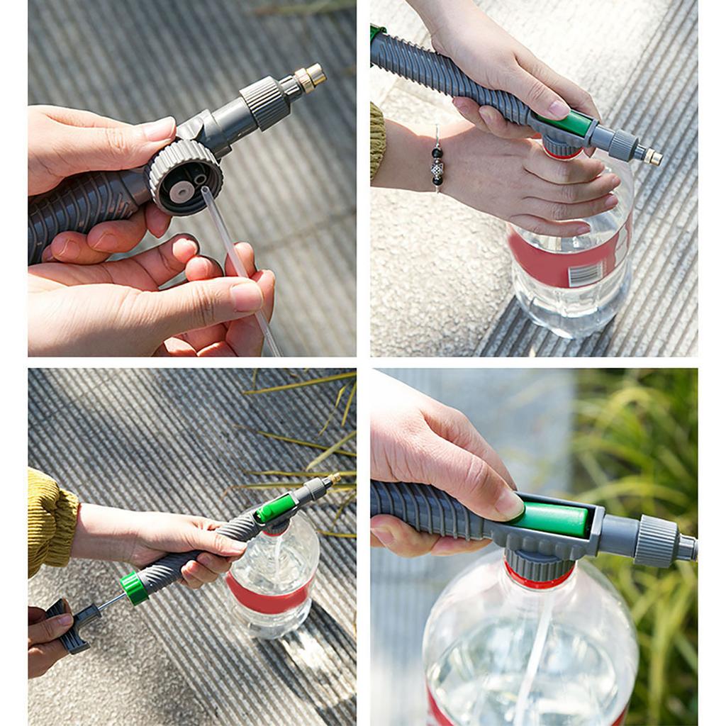 Handheld Garden Sprayer Beverage Bottle Hand Sprayer High Pressure Air Pump Adjustable Nozzle For Watering Disinfection Gardenin