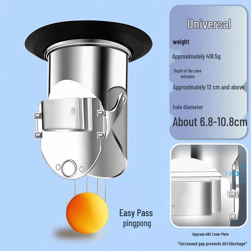 Alloy Squat Toilet Anti-Odor Check Valve