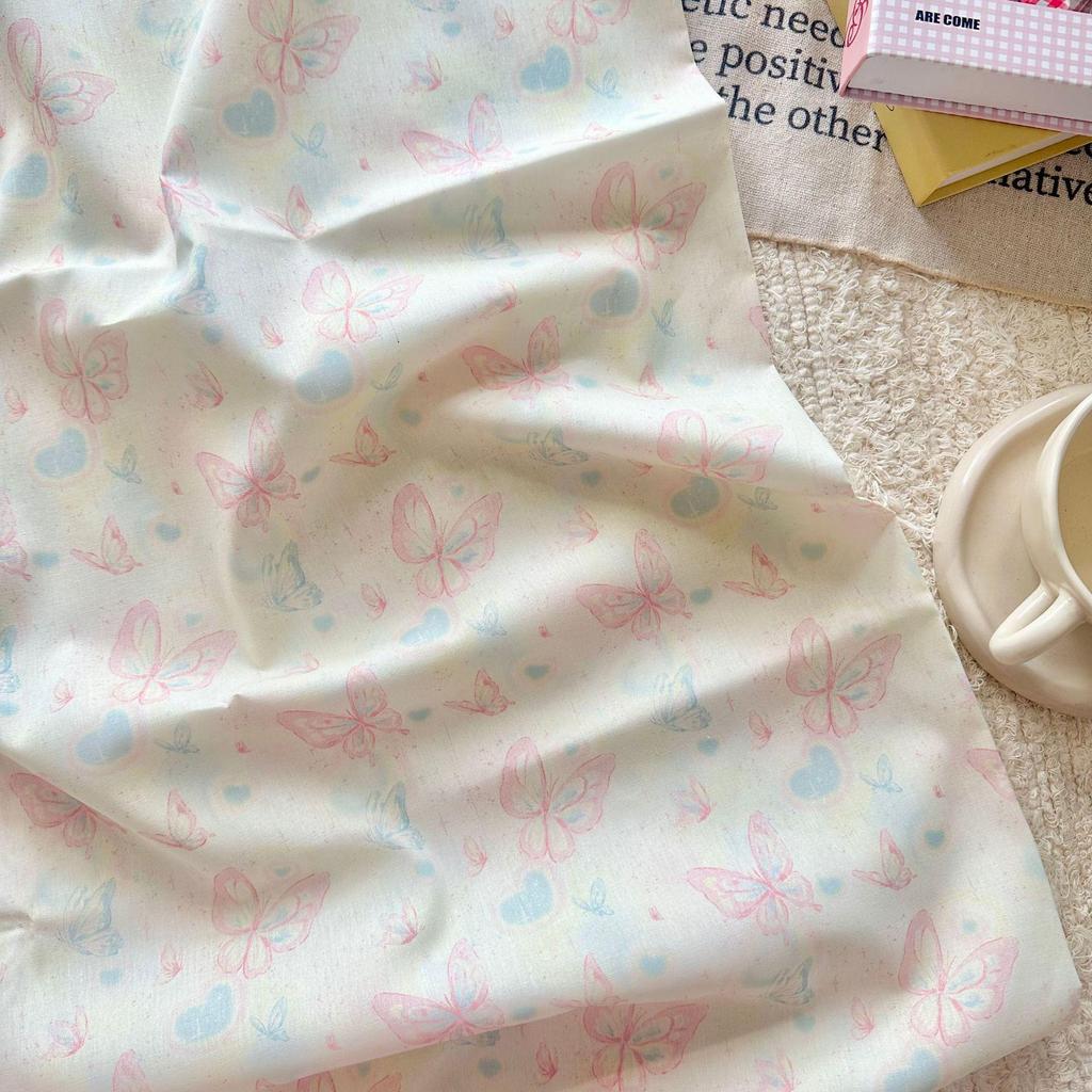 100% Cotton Digital Print Fabric: Cartoon, Animal, Butterfly & Floral Designs for Women's, Children's, Family & Home Wear DIY.