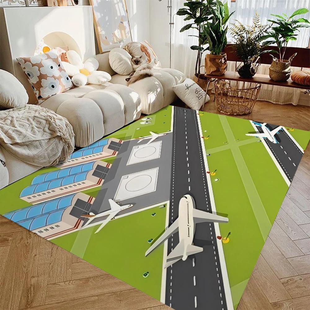 Flygplatsmatta Flygmatta Landningsbanematta Vardagsrumsmatta Barnmatta Halkfri Golvmatta Områdesmatta Barnrumsmmatta Gåva till Barn