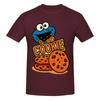 Cookie Monster Sesames Streets Retro T Shirts Graphic Y2k Pops Quality Unisex Wounisex T Shirts Clothes