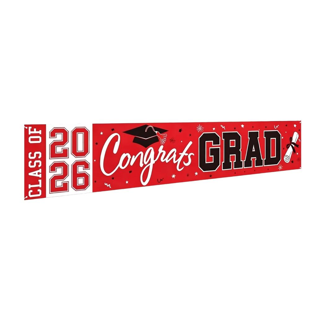 Graduation Class of 2026 Congrats Grad for Graduation Party Decorations Photo Booth Supplies