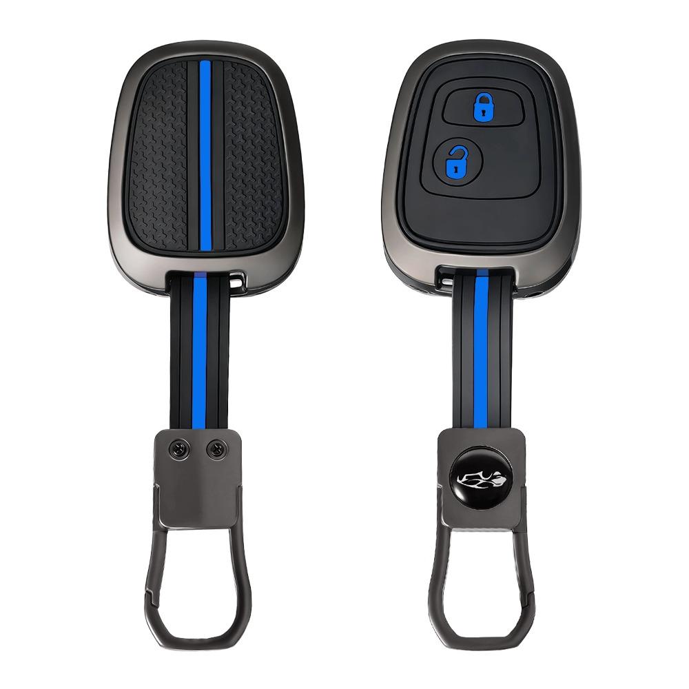 Zinc Alloy Silicone Remote Key Cover Case FOR Citroen C1 C2 C3 C4 Xsara Picasso Peugeot 107 206 207 306 307 407 Toyota Aygo