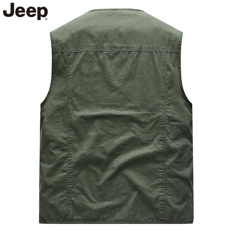 JEEP Men's Multi-Pocket Outdoor Casual Vest