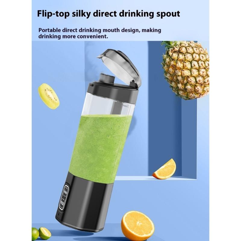 360W Portable Electric Blender Rechargeable Cordless Juicer Powerful Juicer Cup 700ml For Smoothie Juice Food Mixing